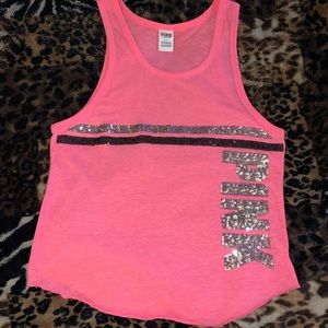 ***SOLD*** VICTORIA’S SECRET PINK SEQUIN TANK TOP